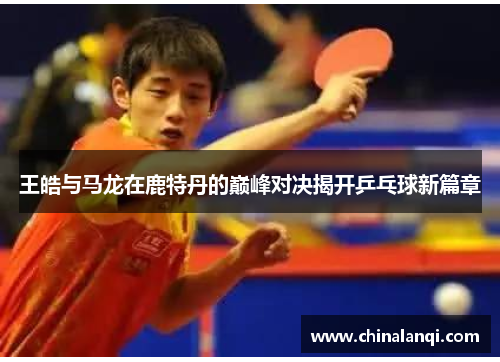 王皓与马龙在鹿特丹的巅峰对决揭开乒乓球新篇章